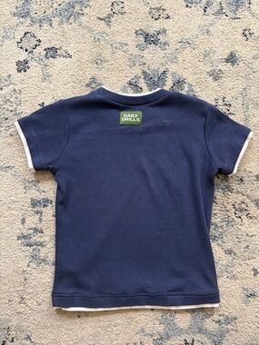 Daily Drills layered baby tee